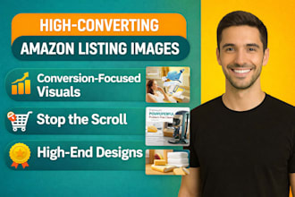 do amazon listing pictures, amazon product listing images and infographic design