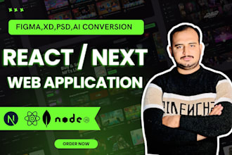build a web app with next js, react js, tailwind css, shadcn typescript