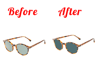do change the eyewear lens color