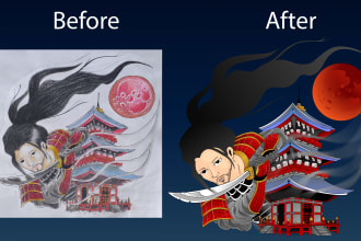 vectorize any logo or image in 24h, using adobe illustrator