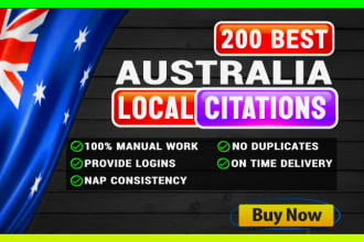 do australia local citation and directory submission for local SEO citations