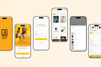 do mobile app ui design with interactive prototype