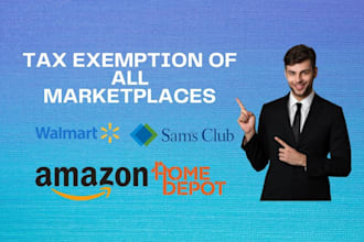 do tax exemption of marketplaces and be tax consultant or business consultant