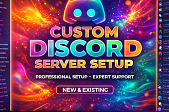 setup a professional custom discord server