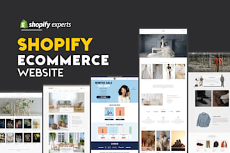 design, build and launch a modern, automated shopify store, website