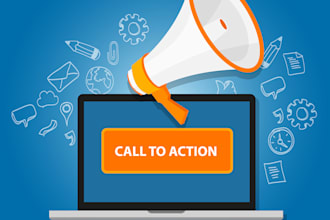 add and setup call to action button to your website