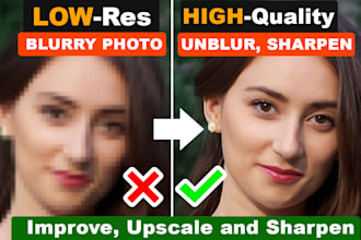 enhance, restore, improve, upscale photos to high resolution
