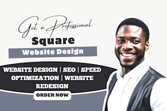 design and redesign a responsive square online store