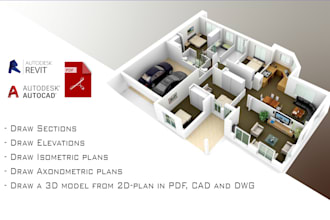 make 3d bim revit models from PDF, cad or point cloud for your project