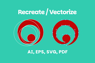 enhance remake redo redraw vectorize recreate logo trademark and mascot