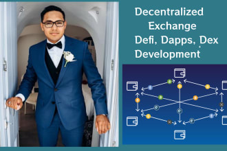 build defi crypto wallet, dex exchange, decentralized