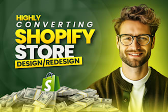 create a shopify dropshipping website or branded shopify website