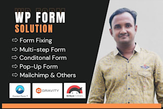 create, fix, and optimize wordpress forms, pop ups, and mailchimp integrations