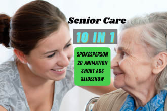 make senior care living short promo video ads