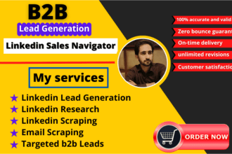 do sales navigator,b2b lead generation, and linkedin leads