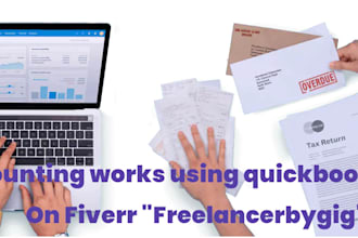 do your accounting works using quickbooks