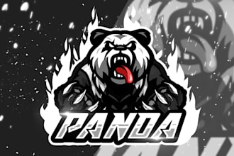 design logo for esports team, twitch, youtube, gaming
