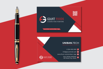 design print ready visiting card, modern and professional business cards