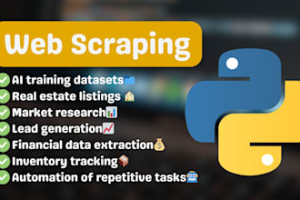 make a web scraping program using python