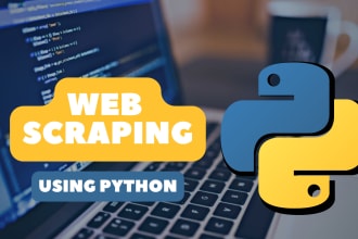 make a web scraping program using python