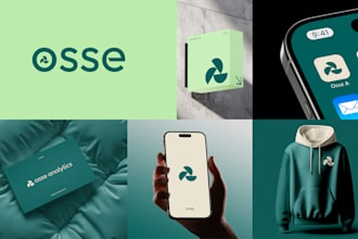 design a corporate brand identity with brand guidelines for website logo