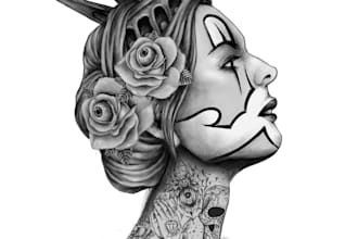 create tattoo art and design