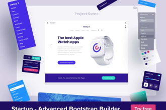 convert psd to html and css bootstrap website design in 24hr