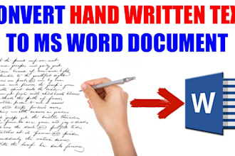 convert handwriting to word or pdf