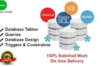 oracle database assignments and tasks