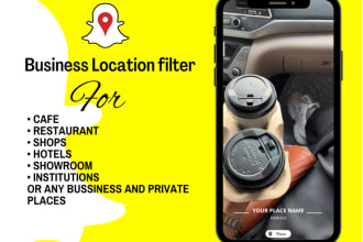 make snapchat location filter and snapchat business listing