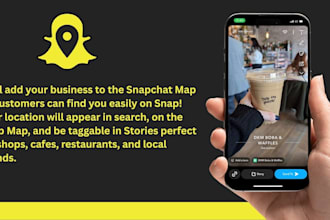 make snapchat location filter and snapchat business listing