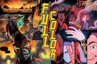 make manga and comic pages for you