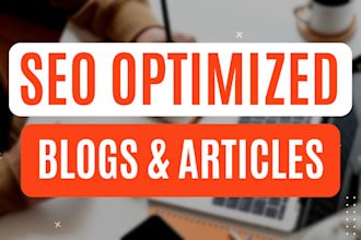 do SEO article writing and blog posts for any niche