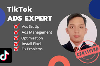 run tiktok ads campaign and manageadvertising