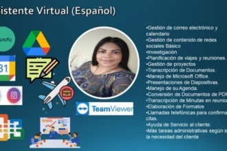 asistente virtual español remoto