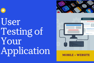 do QA testing, report bugs, test cases, usability testing for your applications