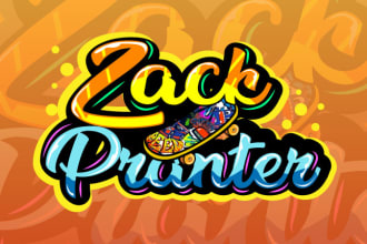 create unique graffiti style for your business logo or brand