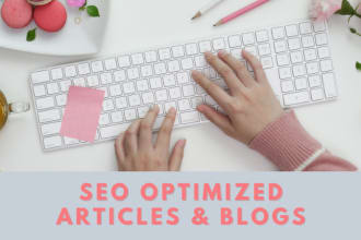 write SEO friendly quality articles and blog posts
