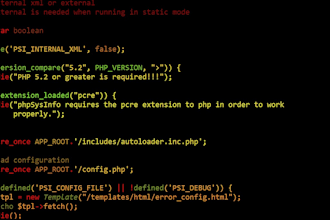 do custom programming in PHP, HTML, javascript