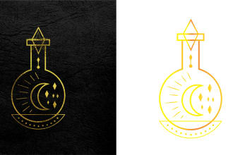 create special sacred geometry, spiritual or mystical logo