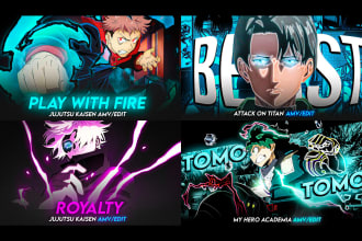 do anime thumbnails for amv