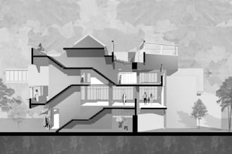 do photoshop renders of architectural diagrams