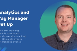 setup ga4, tag manager and conversion tracking