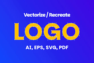restore, recreate, update, revamp, tweak, improve, recolor and change logo