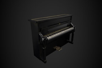 do 3d modelling of assets, props