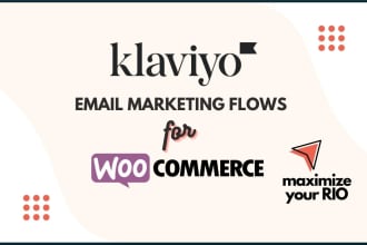 setup advanced klaviyo email flows for woocommerce store