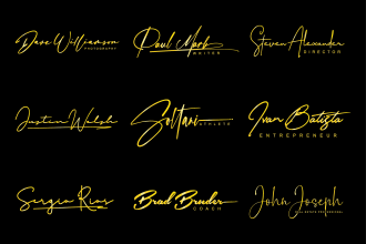 do luxury, photography, handwritten, initial signature logo