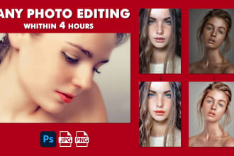 do image retouching, portrait, beauty, and face retouching
