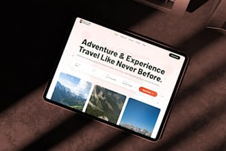 design modern website and landing page UI