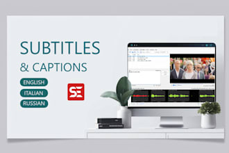 subtitle your videos in english, russian or italian